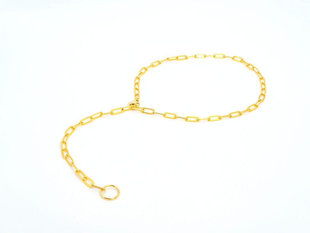 collar eslabones oro