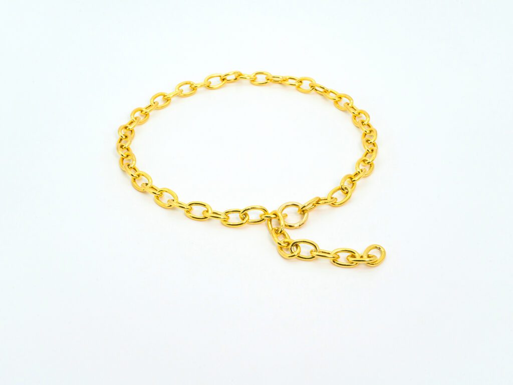 collar eslabones oro