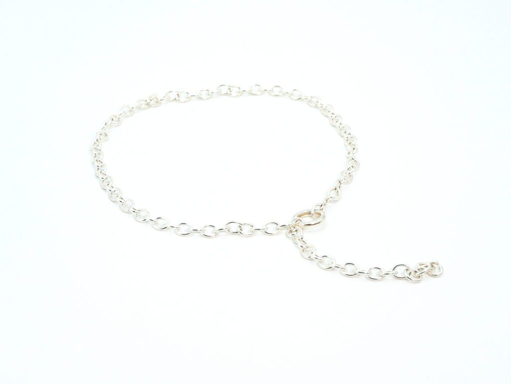 collar eslabones plata