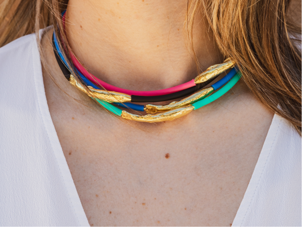 Collar Pez Curve caucho